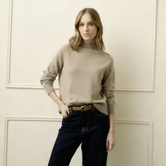 BASEMENT - Chompa 100% Lana Mujer