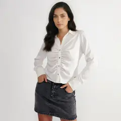 MOSSIMO - Blusa Manga Larga Mujer