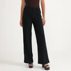 MOSSIMO - Pantalón Straight Tiro Medio Mujer