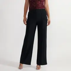 MOSSIMO - Pantalón Straight Tiro Medio Mujer