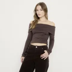 SYBILLA - Polo Manga Larga Mujer