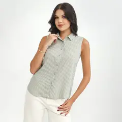 SYBILLA - Blusa Sin Mangas Mujer