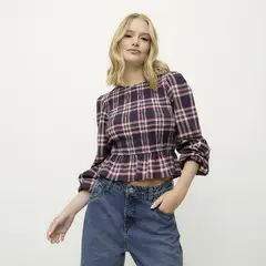 SYBILLA - Blusa Manga Larga Mujer