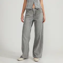 SYBILLA - Jean Wide Leg Tiro Alto Mujer