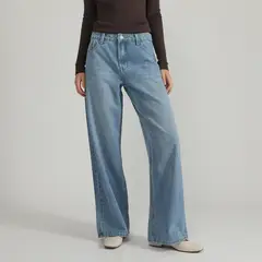 SYBILLA - Jean Wide Leg Tiro Alto Mujer