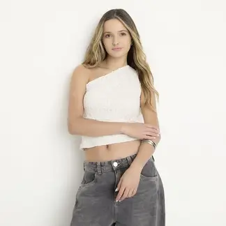 SYBILLA - Polo Asimétrico Mujer