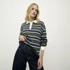 SYBILLA - Polo Manga Larga Mujer