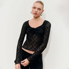 SYBILLA - Polo Manga Larga Mujer