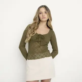 SYBILLA - Polo Manga Larga Mujer