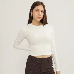 SYBILLA - Polo Manga Larga Mujer