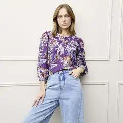 BASEMENT - Blusa Manga Larga Mujer