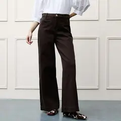 BASEMENT - Jean Wide Leg Tiro Alto Mujer