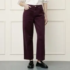 BASEMENT - Jean Baggy Tiro Alto Mujer