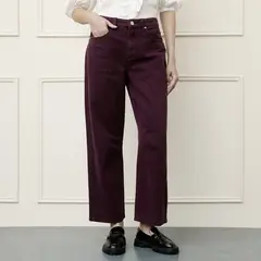 BASEMENT - Jean Baggy Tiro Alto Mujer