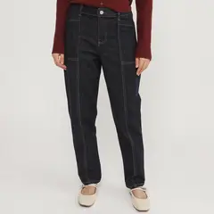 UNIVERSITY CLUB - Jean Straight Tiro Alto Mujer