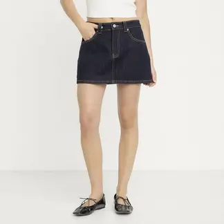SYBILLA - Falda Short Denim Mujer