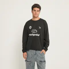 BEARCLIFF - Polo Algodón Manga Larga Hombre