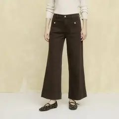 UNIVERSITY CLUB - Jean Wide Leg Tiro Alto Mujer