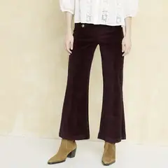 UNIVERSITY CLUB - Pantalón Straight Tiro Alto Mujer