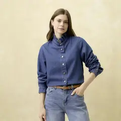 UNIVERSITY CLUB - Blusa Denim Mujer