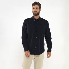 UNIVERSITY CLUB - Camisa 100%Algodón Manga Larga Hombre
