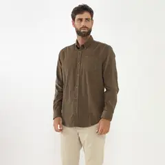 UNIVERSITY CLUB - Camisa 100%Algodón Manga Larga Hombre