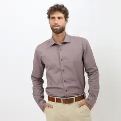 WOLF&HANK - Camisa 100% Algodón Manga larga Hombre