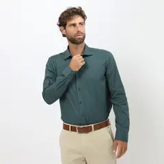 WOLF&HANK - Camisa 100% Algodón Manga larga Hombre