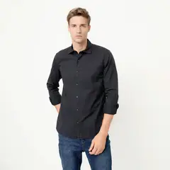 WOLF&HANK - Camisa 100% Algodón Manga larga Hombre