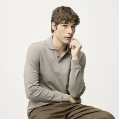 BASEMENT - Polo Manga Larga Hombre