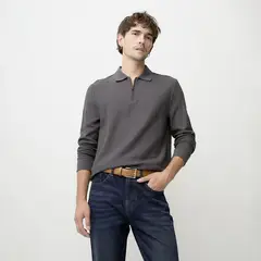 BASEMENT - Polo 100%Algodón Manga Corta Hombre