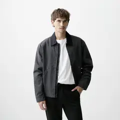 BASEMENT - Casaca Casual Manga Larga Hombre