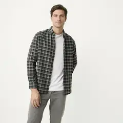 NEWPORT - Camisa Algodón Manga Larga Casual Hombre