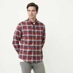 NEWPORT - Camisa Algodón Manga Larga Casual Hombre
