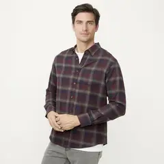 NEWPORT - Camisa Algodón Manga Larga Casual Hombre