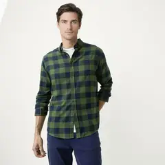 NEWPORT - Camisa Algodón Manga Larga Casual Hombre