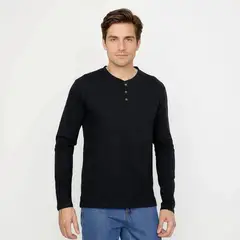 NEWPORT - Polo 100%Algodón Manga Larga Hombre