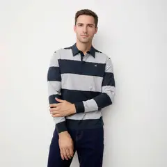 UNIVERSITY CLUB - Polo Algodón Manga larga Hombre