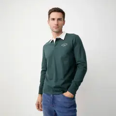 UNIVERSITY CLUB - Polo Algodón Manga larga Hombre