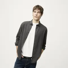 BASEMENT - Camisa Clásica Regular fit Hombre