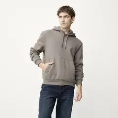 BASEMENT - Polera Algodón Manga larga Hombre