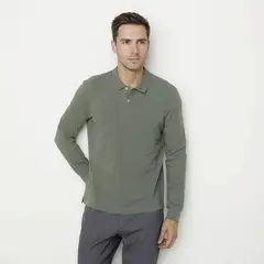 UNIVERSITY CLUB - Polo 100%Algodón Manga Larga Hombre