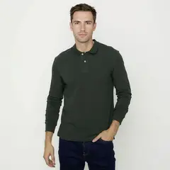 UNIVERSITY CLUB - Polo 100%Algodón Manga Larga Hombre