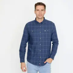 UNIVERSITY CLUB - Camisa 100%Algodón Manga Larga Hombre