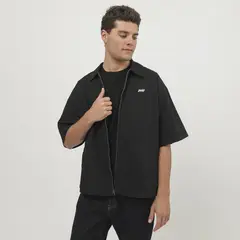 BEARCLIFF - Camisa 100% Algodón Manga corta Hombre