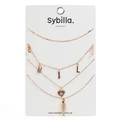 SYBILLA - Collar Dorado Smile