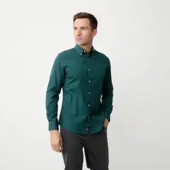 UNIVERSITY CLUB - Camisa 100% Algodón Slim fit Hombre