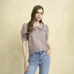 UNIVERSITY CLUB - Blusa Manga Corta Mujer