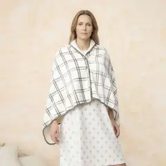STEFANO COCCI - Poncho Polar Con Botones