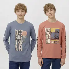 DOO AUSTRALIA - Polo Niño Pack X2 Algodón